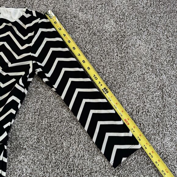 LRL LAUREN RALPH LAUREN Chevron Zig Zag Faux Wrap Striped Dress Women’s Size 6 - Picture 8 of 9